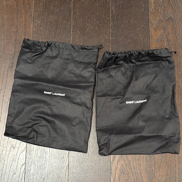 Saint Laurent White Slide Sandals - Picture 7 of 8